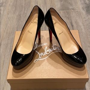 Christian Louboutin Bianca 120 Black Patent
